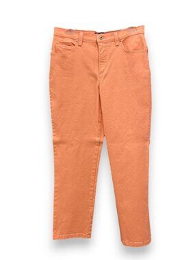 Gloria Vanderbilt Amanda Jeans Peach 10 Short